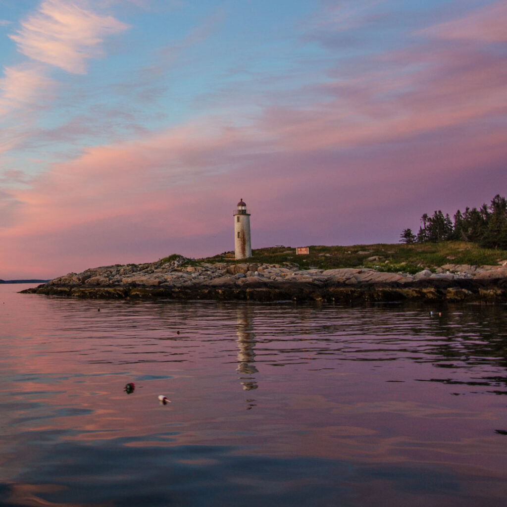 Franklin Island Light, Muscongas Bay, Maine