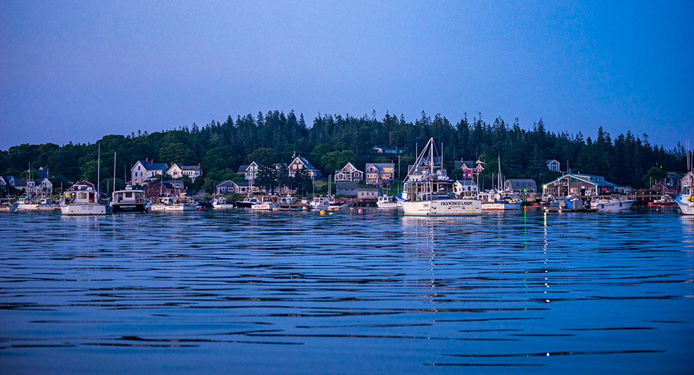 Sunset cruise from Vinalhaven, Maine