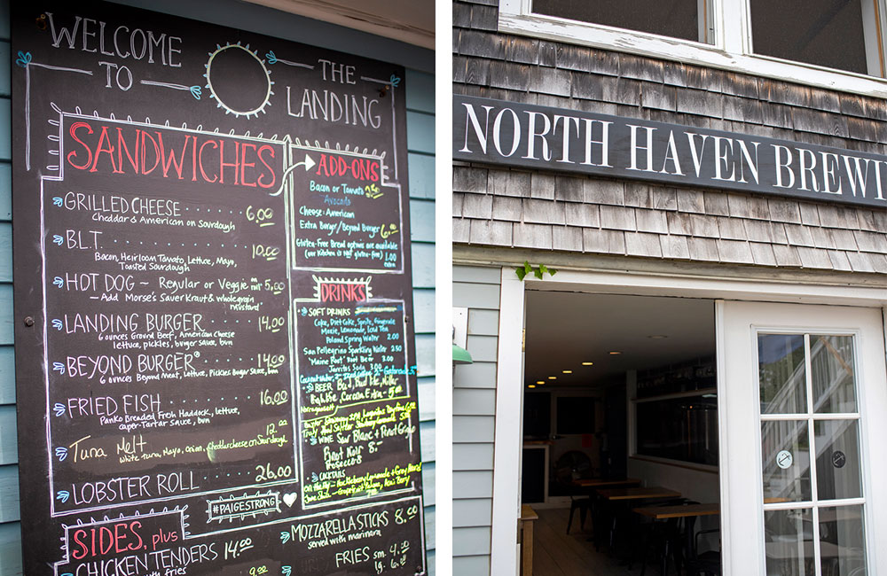 The Landing and North Haven Brewing, North Haven, Maine