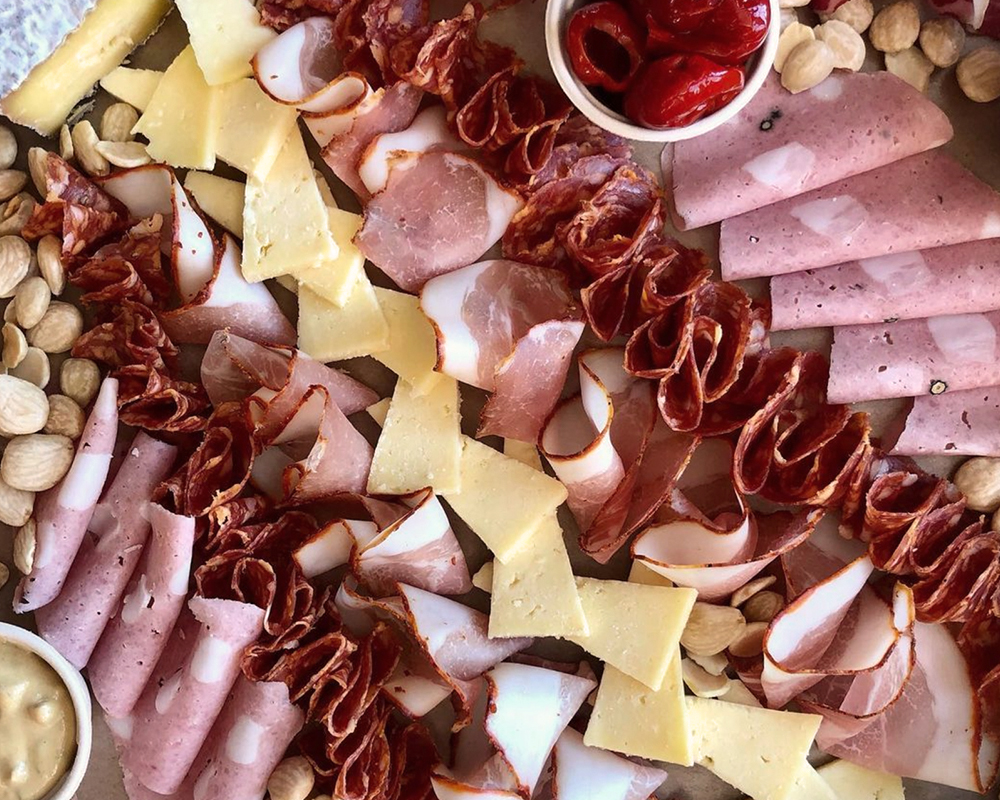 Charcuterie at The Rooting Pig, Bristol, Maine