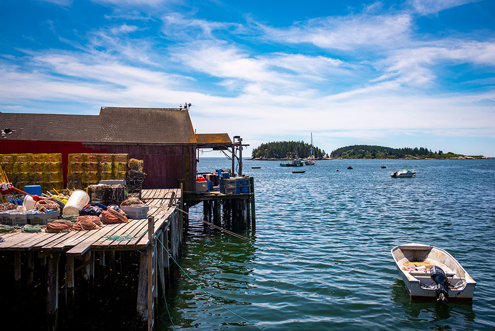 Maine Oyster Company's Basecamp in Phippsburg, Maine