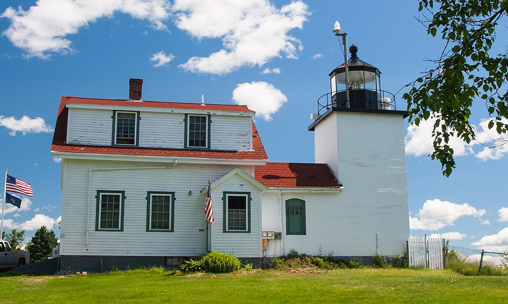 Fort Point Lighthouse in Stockton Springs, Maine
