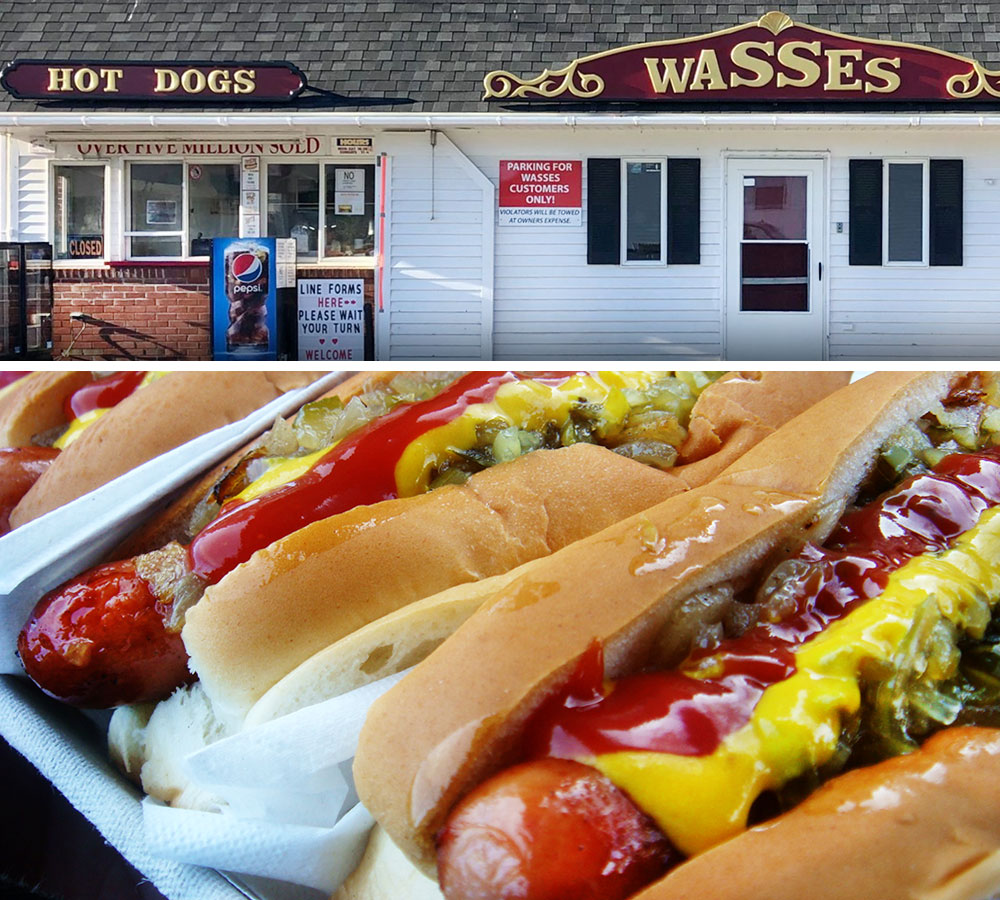 Wasses hot dog stand in Rockland, Maine