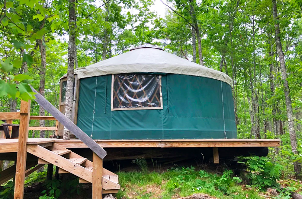 Yurt at Hidden Valley Nature Center
